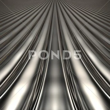 Aluminum silver stripe pattern Stock Illustration