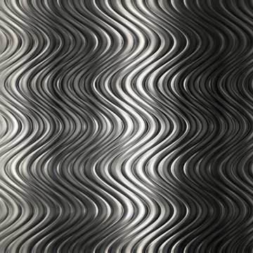 Aluminum silver stripe pattern Stock Illustration