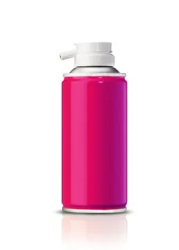 Aluminum spray can Stock Illustration