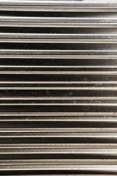 Aluminum  texture background lines pattern Stock Photos