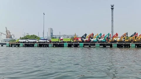Alur pelabuhan 스톡 동영상 238618577