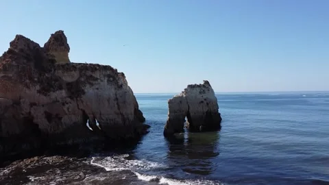 Alvor Coastline Stockbeeldmateriaal 244264900