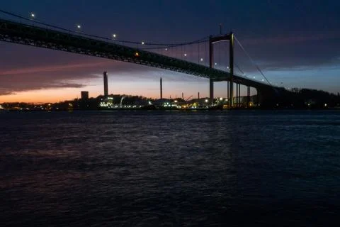Alvsborg Bridge. Foto stock
