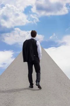 Always moving up Stock Illustration