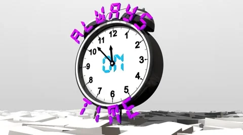 Always On Time (HD) Stock-Footage 7556927