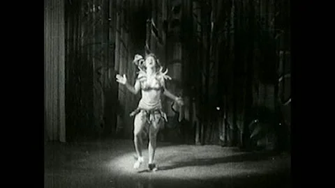 Alyce Bryce exotic dancer stripper dancing "Jungle Drums" Video stock 217858923