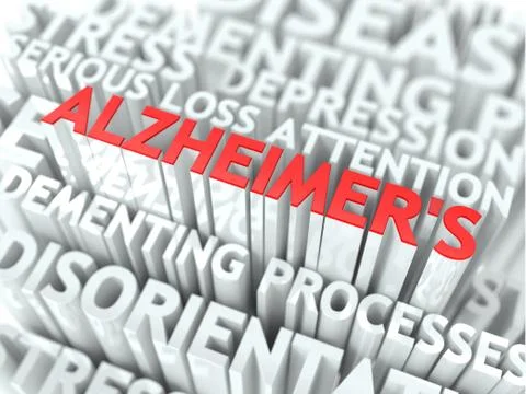 Alzheimer Concept. Stock Illustration