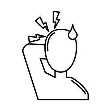 Alzheimer disease, character problem remember, decrease in mental human ability 스톡 일러스트