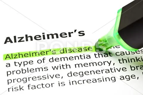 'alzheimer's disease', under 'alzheimer's' Stock Photos