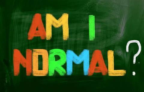 Am I Normal Concept Stock Illustration