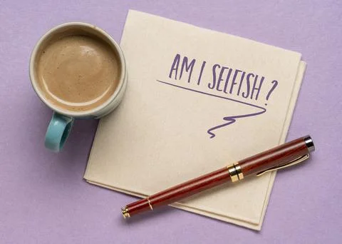 Am I selfish? Stock Photos