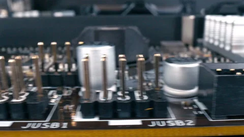 Am4 Mother Board Stock Footage 262836496
