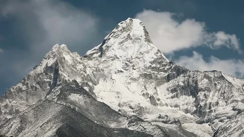 Ama Dablam timelapse, Nepal Stock Footage 78812237