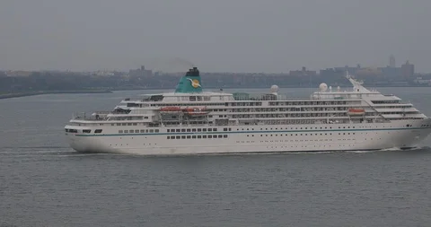 Amadea Cruise Liner Stock Footage 88540048