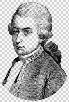 Amadeus Mozart Stock Illustration