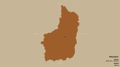 Amajyepfo - Rwanda. Bounding box. Pattern 스톡 일러스트