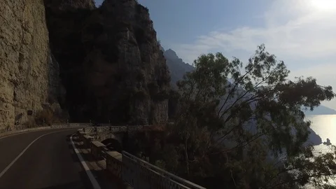 Amalfi Coast Drive 4 Stock Footage 101187663