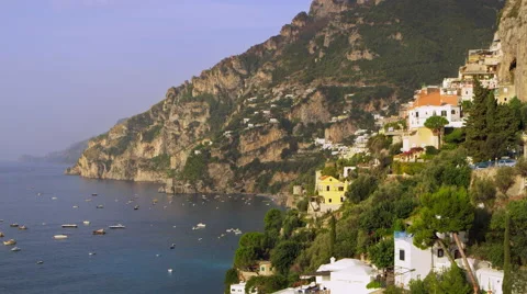 Amalfi Coast Italy 4K Stock Video Footage Stockbeeldmateriaal 59082459
