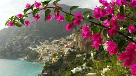 Amalfi Coast Positano Italy 4K Stock Video Footage 스톡 동영상 59123985