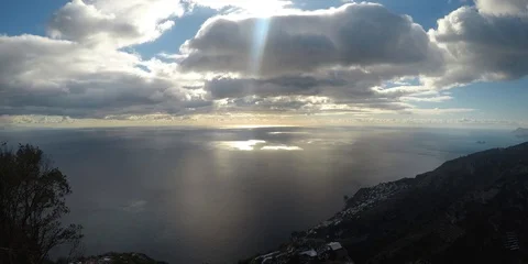 Amalfi Coast Time Lapse Stock Footage 119167401