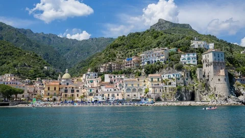 Amalfi coast timelapse Video stock 90056451