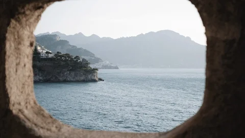 Amalfi Coast View Stock Footage 111361018