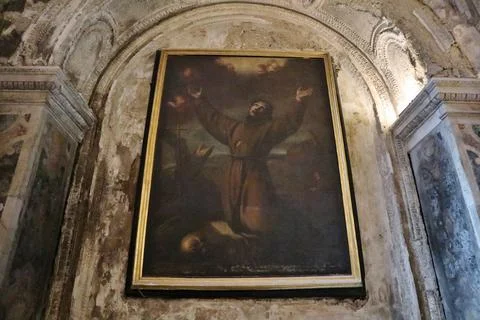 Amalfi - Coro nella cripta del duomo Stock Photos