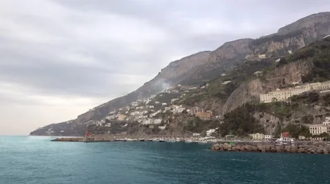 Amalfi Positano Coast Video stock 66299969