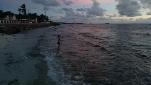 Amanecer con persona Stock Footage 256792264