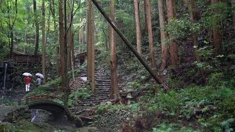Amanoiwato shrine in Mie. Stock Footage 115489396