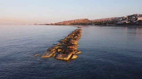 Amara Breakwater 2k Stock Footage 133695236