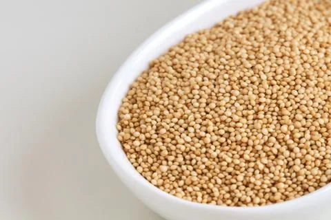 Amaranth grain on white background Stock Photos