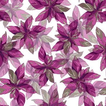 Amaranth pattern. Bright summer flower pattern. Purple. vector illustration.  스톡 일러스트