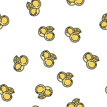 Amaranth seed vector seamless pattern 스톡 일러스트