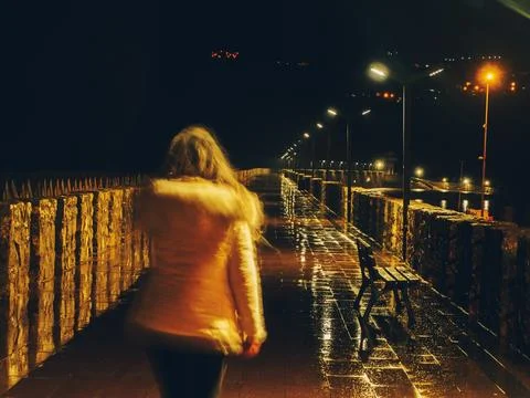 Amasra, night view Foto stock