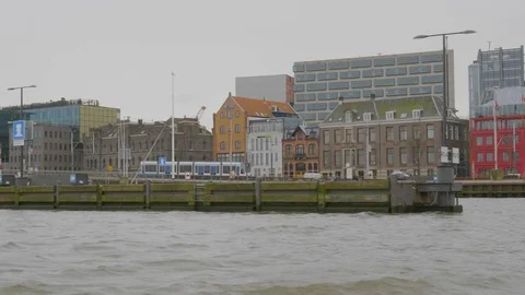 Amasterdam houses view Stock Footage 85360036