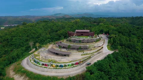 Amaya View Resort in the middle of a forest in Cagayan de Oro, Philippines Stock Footage 266860179