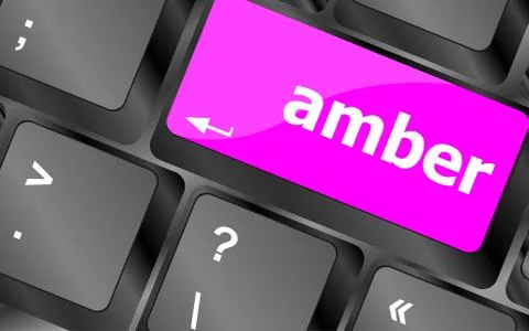 Amaze Button on Modern Computer Keyboard key Stock Illustration