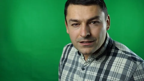Is amazed green screen background Stock Footage 87176206