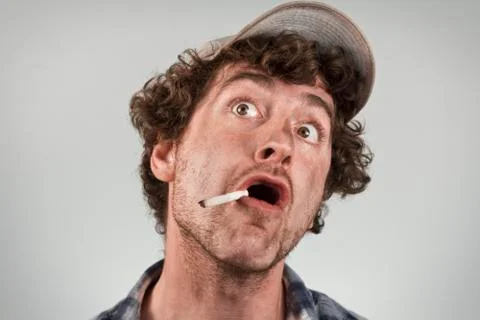Amazed Redneck Stock Photos