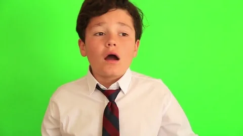 Amazed young boy Stock Footage 74524621