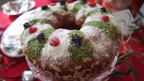 Amazighs cake Stock Footage 229896135