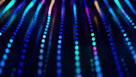 Amazing abstract background of flashing light glass balls or spheres filled with Stock Footage 259224130