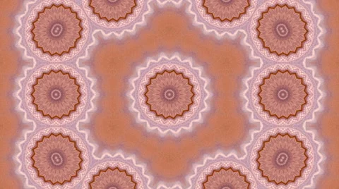 Amazing abstract kaleidoscopic pattern with round dance structure Stock Footage 48787212
