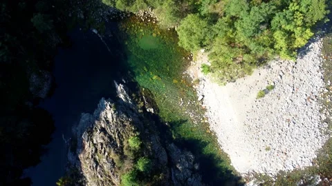 Amazing Aerial Flight down the river Vidéo 237163064