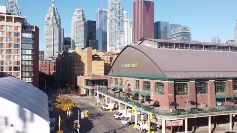 Amazing Aerial flight straight up while panning down to keep camera locked on St Stock Footage 151934104