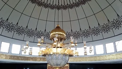 Amazing Architecture of the Mosque Stock Footage 220347189