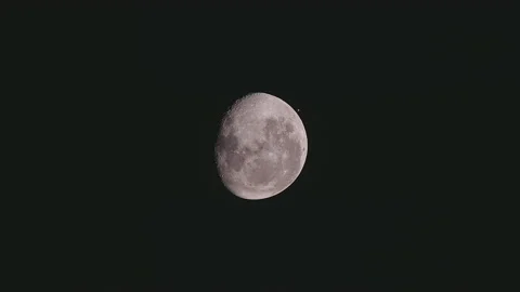 An amazing astronomical event, Moon surface covers planet Mars awe night sky 스톡 동영상 148180526