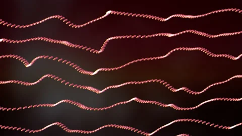 Amazing Bacteria strings modern motion graphics background Stock-Footage 139001526
