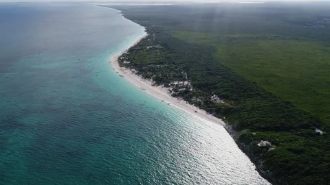 Amazing beach on Tulum Stock Footage 171361669